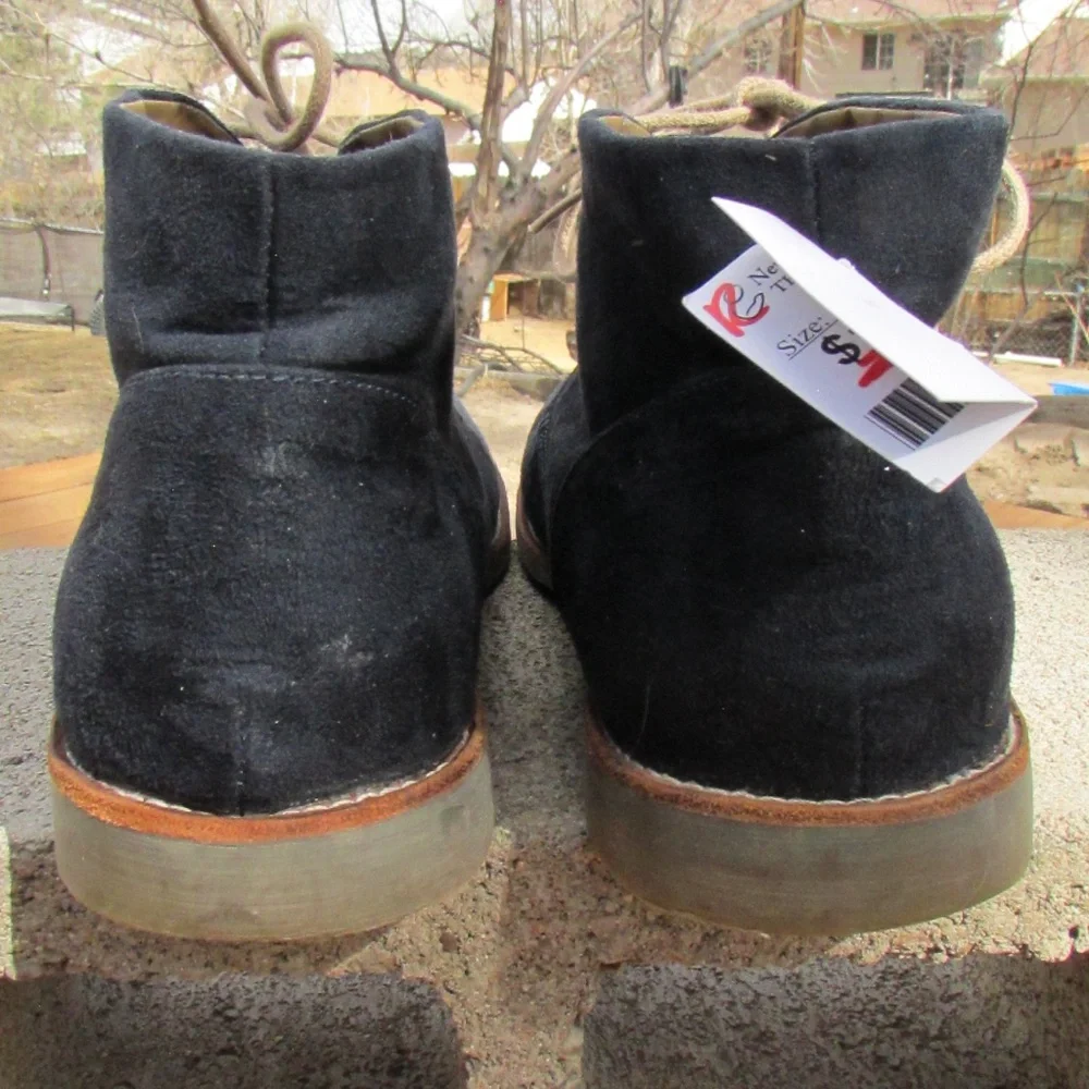 Orchid BMX Vintage men's chukka boots, a desert boot style in dark navy Suede